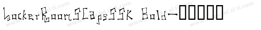 LockerRoomSCapsSSK Bold字体转换